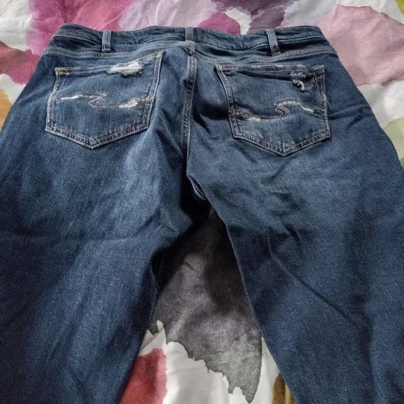 Silver- Mid-Rise Jeans- Women's- SZ 34 (Curvy Fit) - Picture 2 of 7